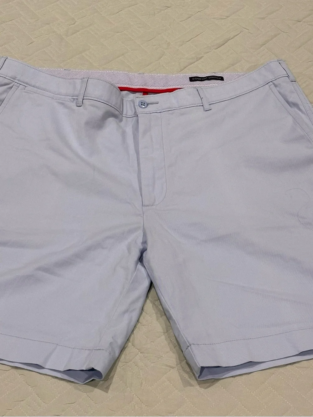 Daniel Cremieux Pale Blue Flat Front Men's Shorts